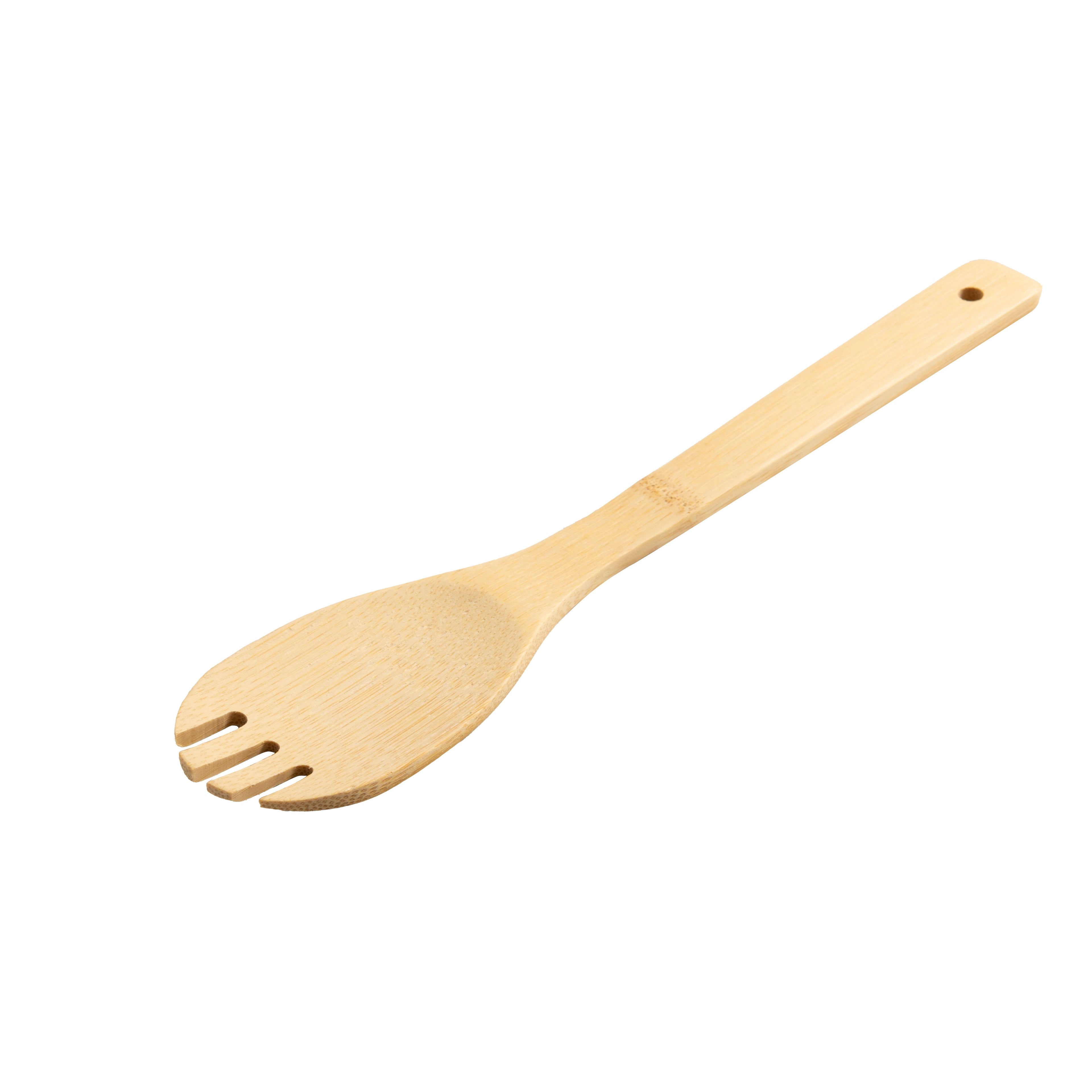 Non-Stick Safe 9-Piece Bamboo Gadgets Kitchen and Cooking Utensil Sets, Blue - Durable Turner & Ladle Utensil Set for Home Chefs Detail