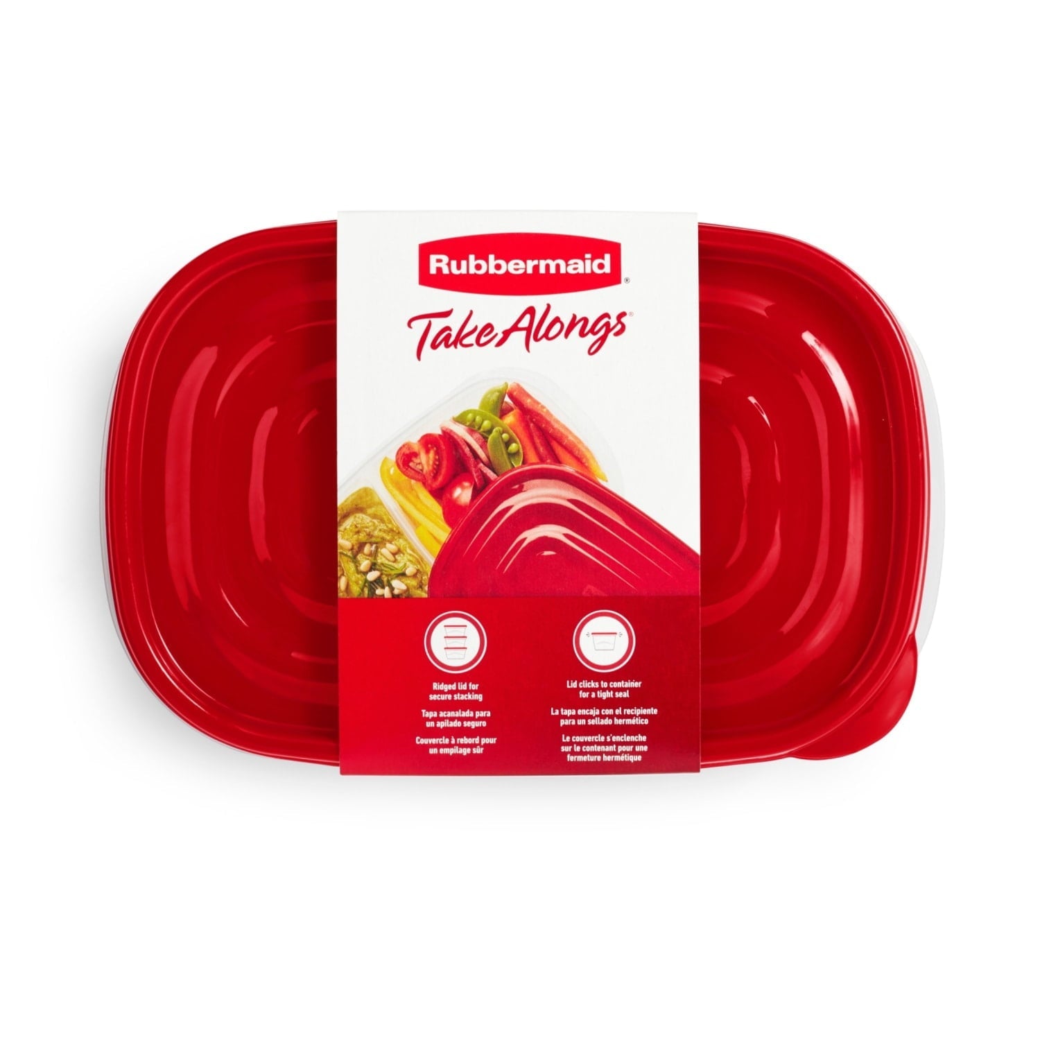 Sweet Treat Shaped alongs Divided Rectangular Food Storage Containers, 3.7 Cup, 3-Pack - Squishy Dohnut Sweet Treat Shaped Stress Toy Detail