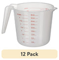 Time-Saving (12 pack) 4 Cup PP Plastic Measuring Cup, 32 oz, Clear - Kitchen Gadget Tool for Quick Food Prep - Default Title