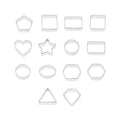 Premium Kitchen Metal Shaped Cookie Cutters Set, 14 Pieces - Kitchen Gadget Tool for Quick Food Prep - Default Title