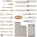 High-Precision Kitchen Utensils Set for Cooking, 11 Cooking Utensils, 6 Knife set Beige,3 Utensil Sets,utensilios de cocina - Heavy Duty Stainless Steel Kitchen Shears - Default Title