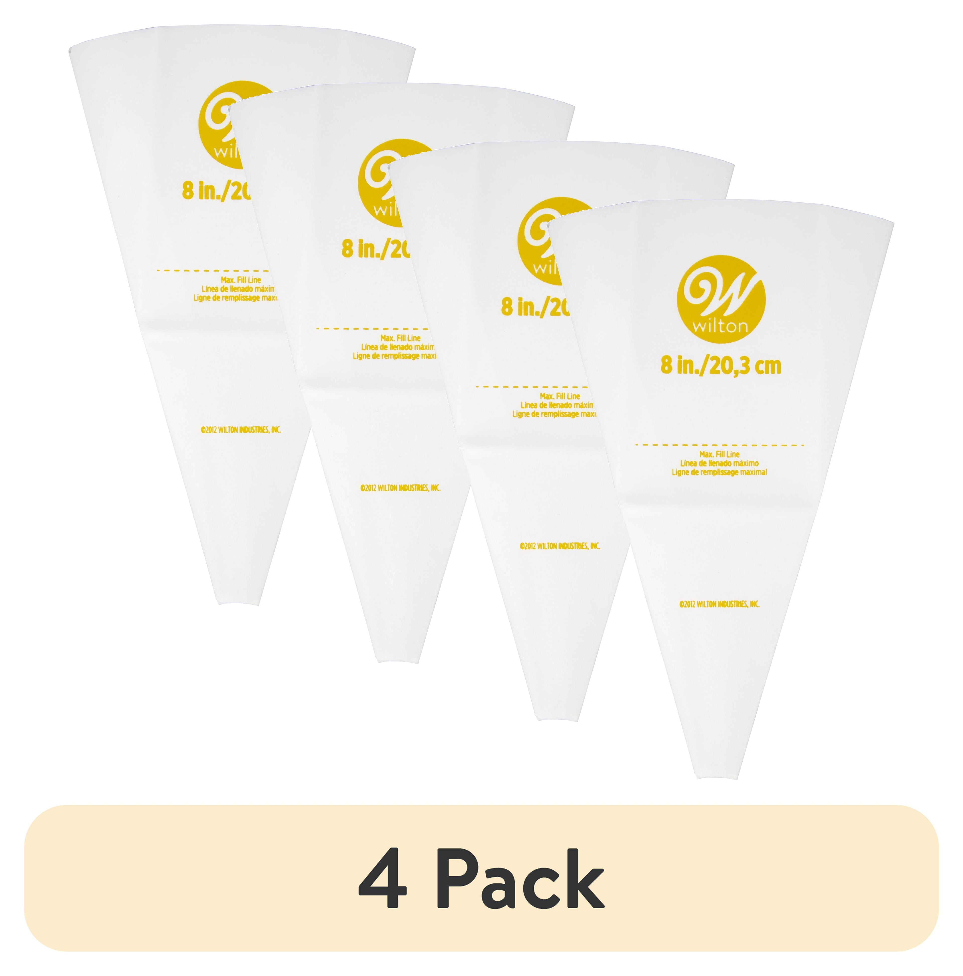 Premium Kitchen (4 pack) Reusable Featherweight Decorating Piping Bag, Plastic, 8-in. - Innovative Kitchen Helper for Modern Cooking - Default Title