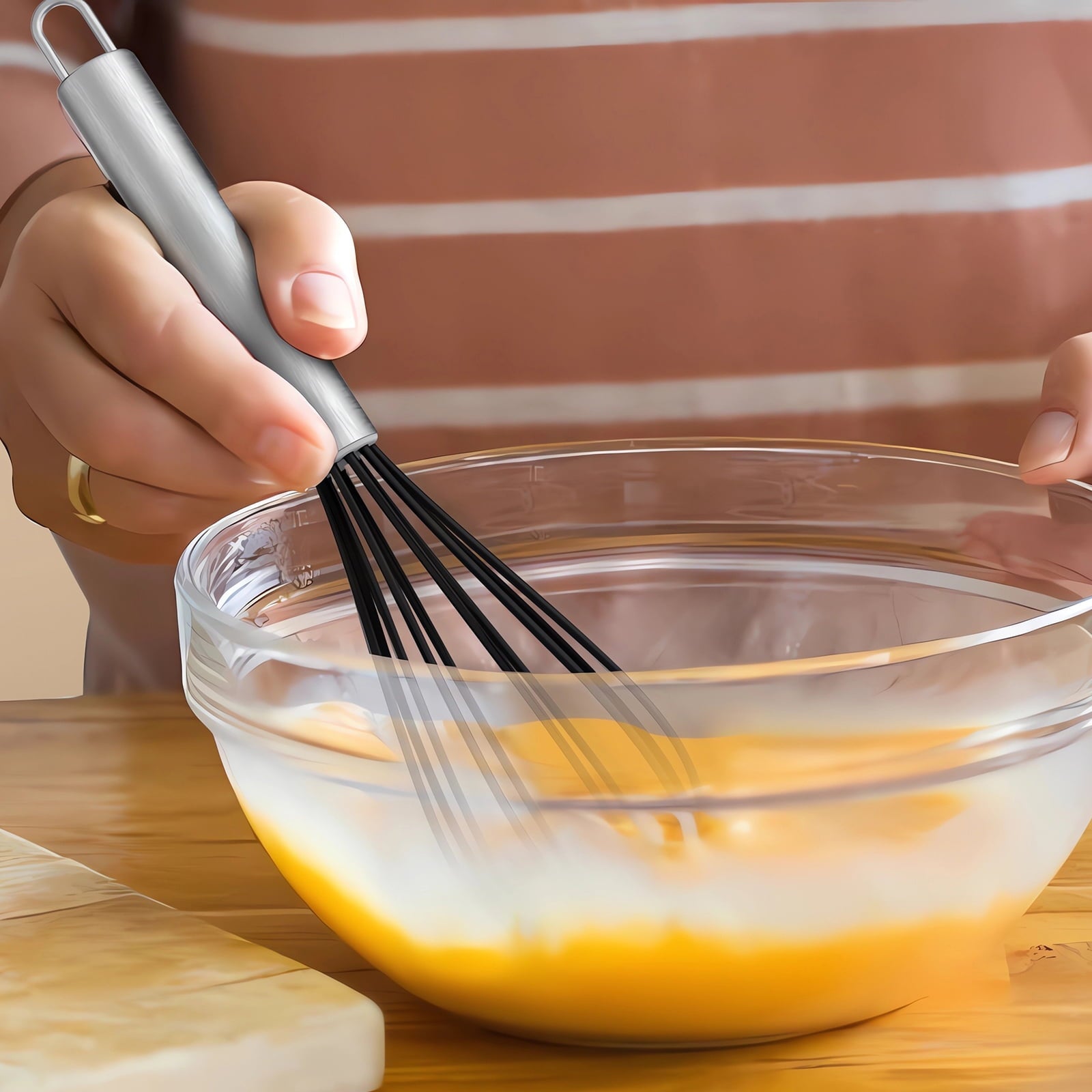 Heavy Duty Silicone Cooking Utensils Set - 446°F Heat Resistant Kitchen Utensils,Turner Tongs,Spatula,Spoon,Brush,Whisk,Ki... - Multi-Purpose Hand Tool for Daily Meal Prep Detail