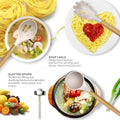 Heat-Resistant Silicone Cooking Utensils Set - 446°F Heat Resistant Silicone Kitchen Utensils for Cooking,Kitchen Utensil Spatula Se... - Ergonomic Kitchen Tongs and Cooking Spoon Utensil - Default Title