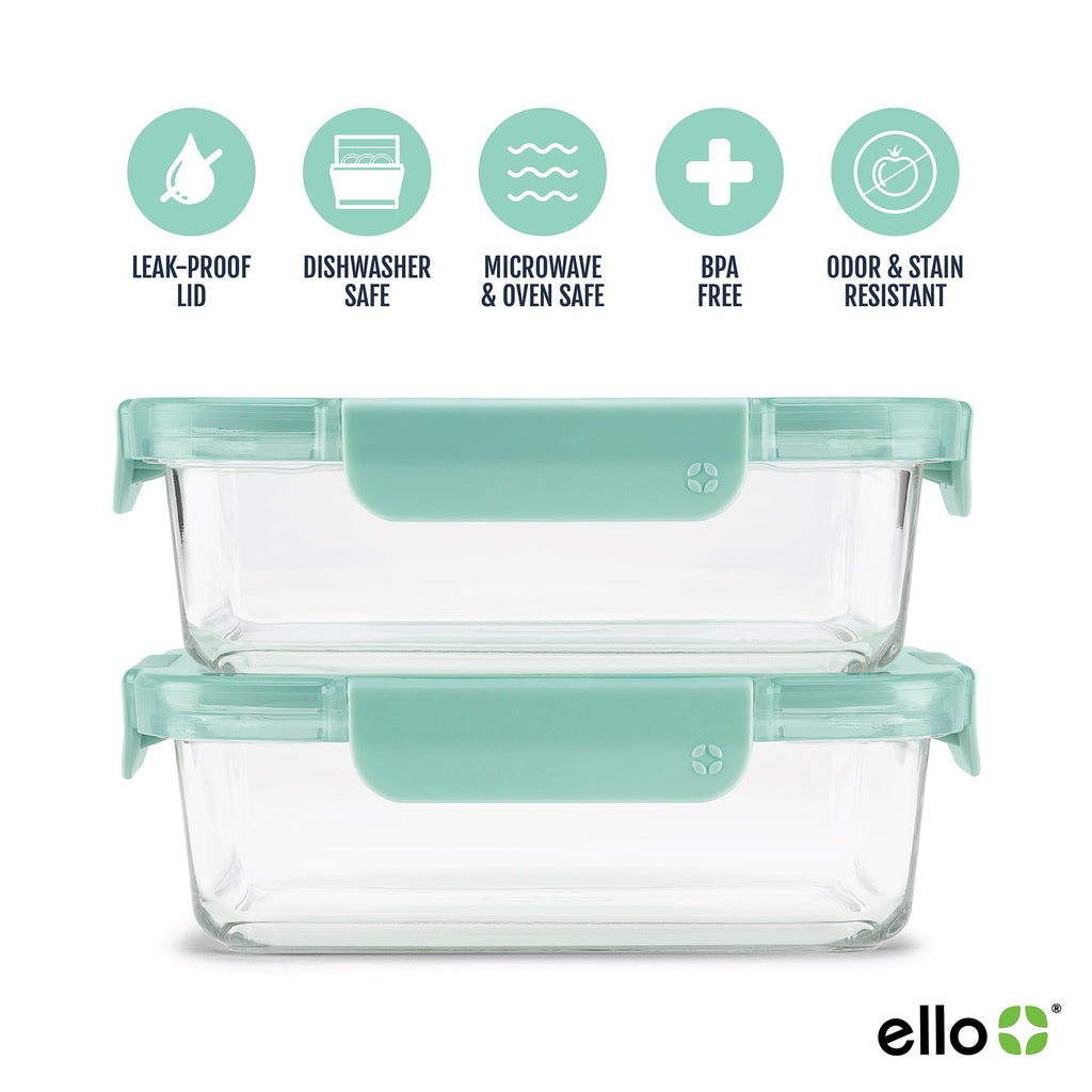 Sweet Treat Shaped 3.4 Cup 2 Pack Glass Meal Prep Containers with Locking Lids - Fun Food Fidget Cookie Squishable Toy Detail