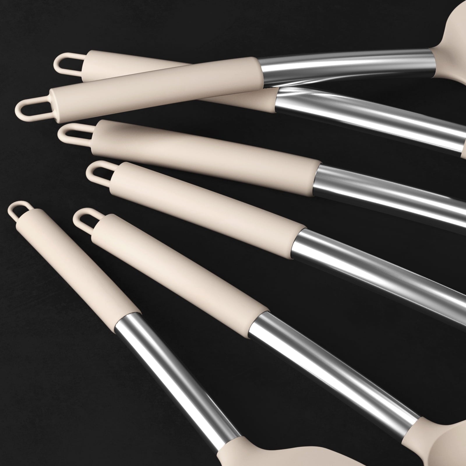 Professional Grade Silicone Cooking Utensils Set - Heat Resistant Silicone Kitchen Utensils for Cooking, Kitchen Utensil Spatula Set,BPA... - Professional Kitchen Tool for Culinary Enthusiasts Detail