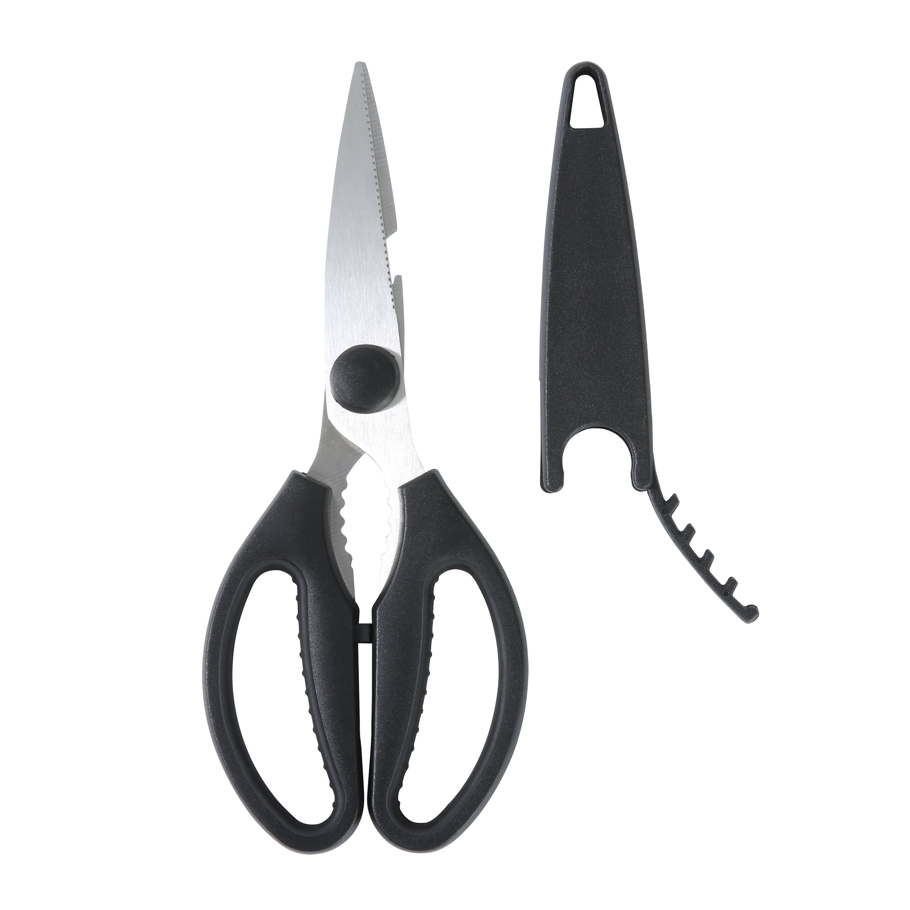 Time-Saving Stainless Steel Multi-Purpose 8.6in Kitchen Shears - Multi-Functional Manual Food Chopper & Slicer Detail