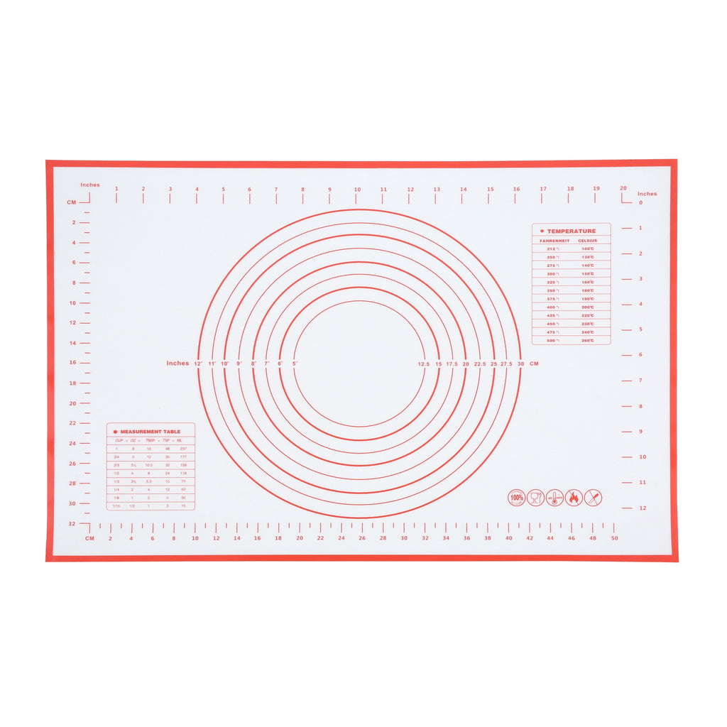 Innovative Reusable Silicone 24"x 18" Pastry Mat with Measurements - Kitchen Gadget Tool for Quick Food Prep Detail