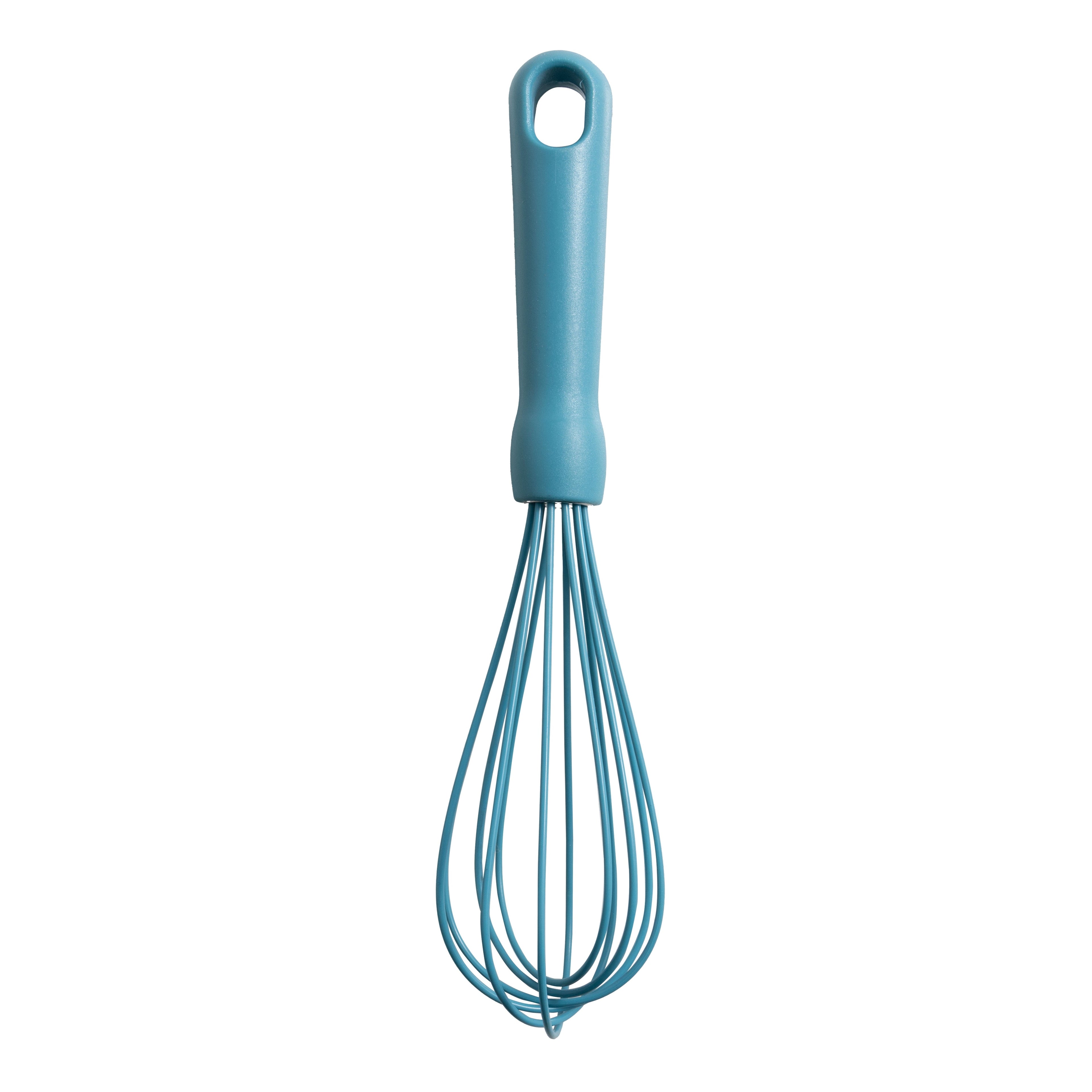 Multi-Functional 3-Piece Silicone Whisk Set, 10.5"/10.4"/9.6" L, Blue Color - Innovative Kitchen Helper for Modern Cooking Detail
