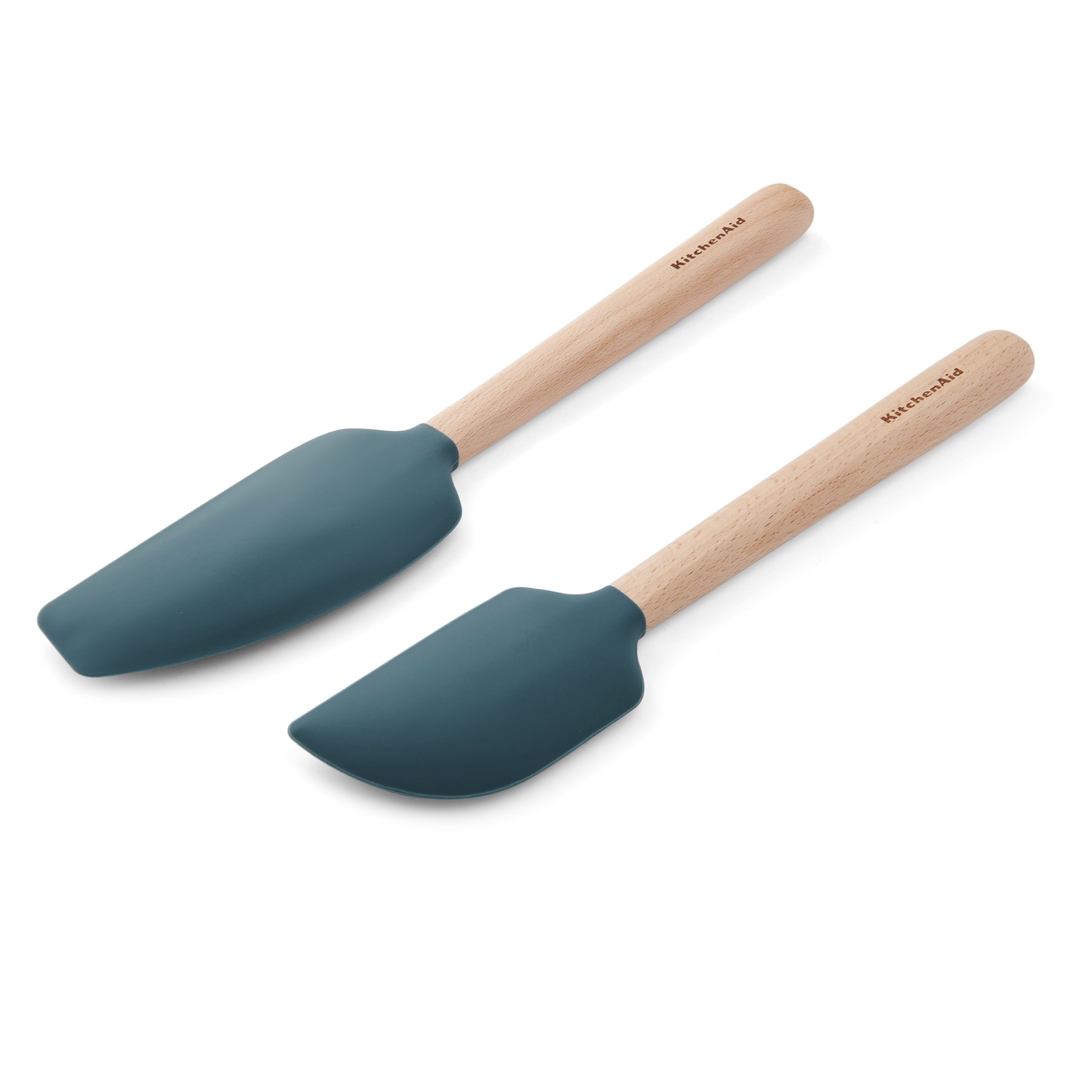 Chef-Quality 2-Piece Silicone Mixing Spatula and Scraper Set for Cooking, Agave - Professional Kitchen Tool for Culinary Enthusiasts Detail