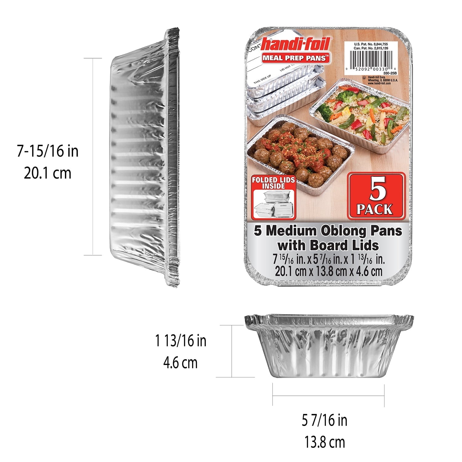Deliciously Squishy Aluminum Meal Prep Pan with Lids, 5 Count - Squishy Dohnut Sweet Treat Shaped Stress Toy Detail