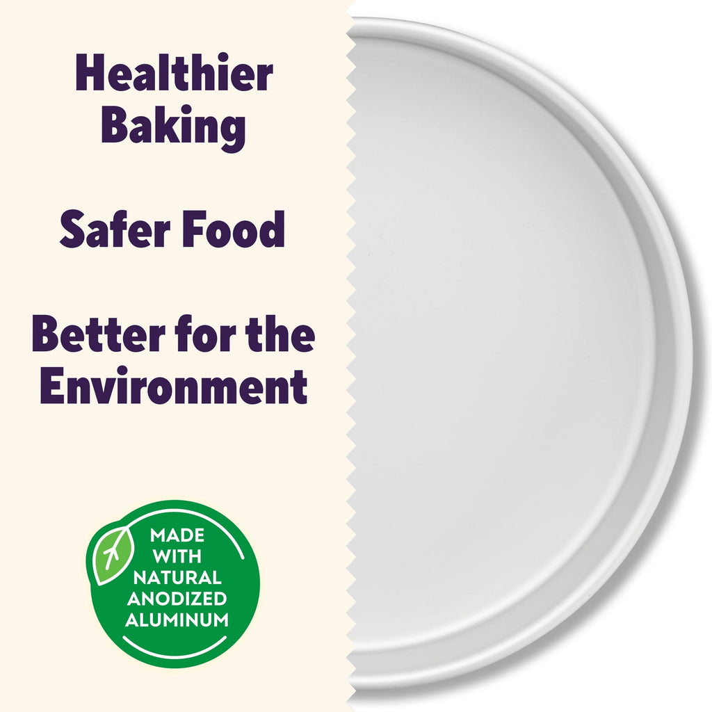 Innovative Aluminum 8" Round Cake Pan 2" Depth Layer Cake Baking Pan, Packaging May Vary - Kitchen Gadget Tool for Quick Food Prep Detail