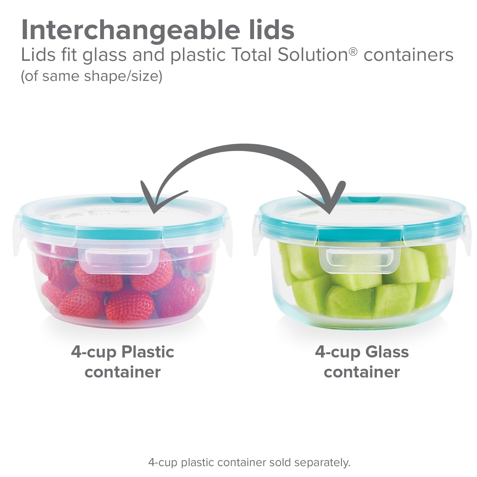 Fun Food Fidget Glass Storage Set, 10 Piece - Deliciously Soft Cupcake Sensory Glob Detail