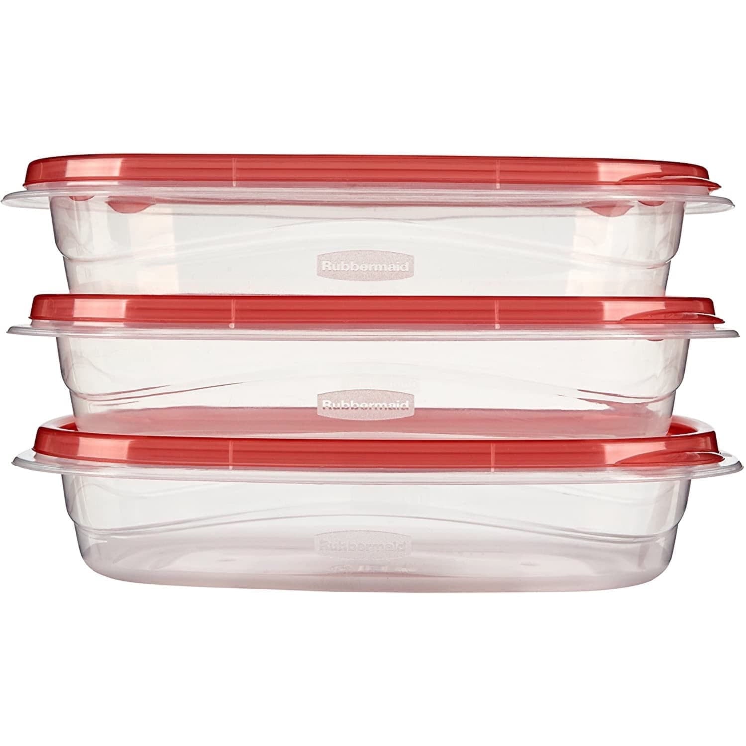Deliciously Squishy 4.0-Cup Rectangle Food Storage Containers, Ruby Red, 3 pack - Deliciously Soft Cupcake Sensory Glob Detail