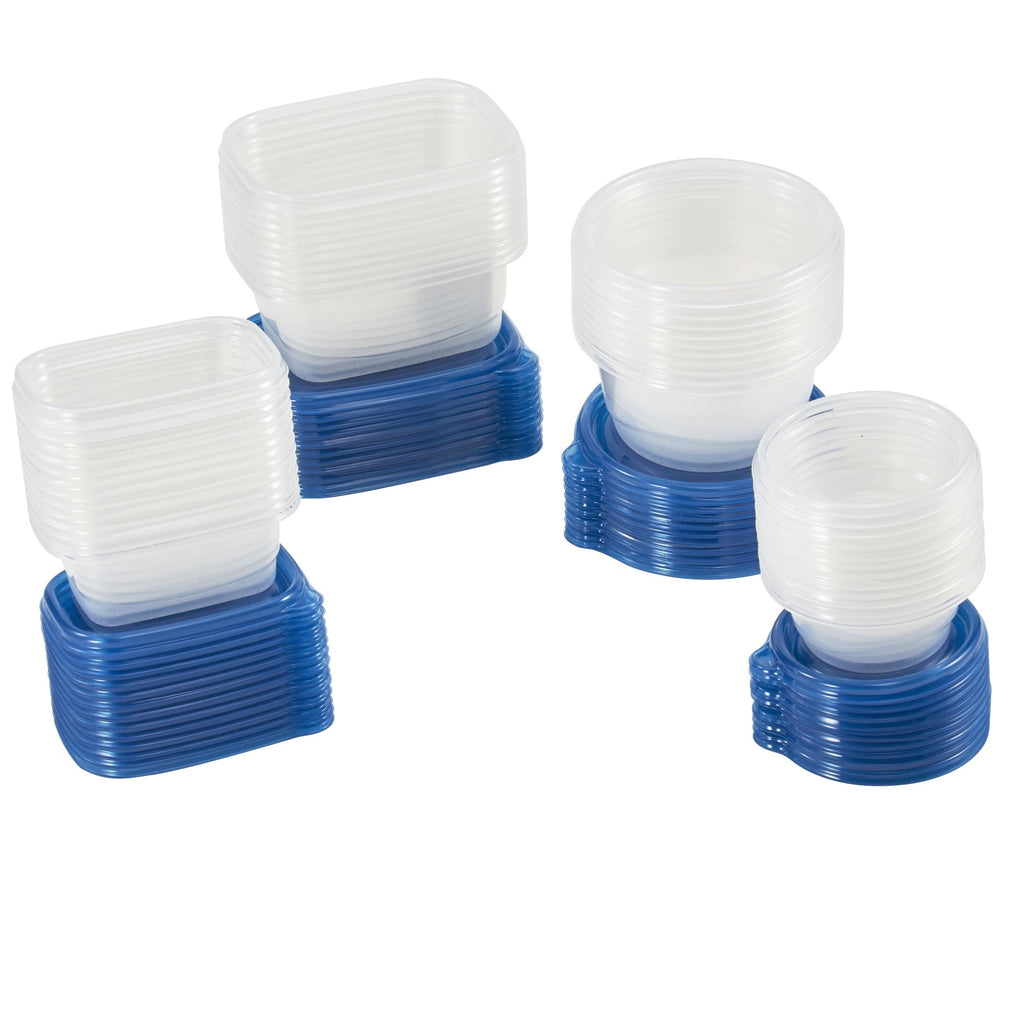 Whimsical Doughnut 92pc Plastic Food Storage Container set, Ideal Use for Refrigeration Storage and Organization,... - Fun Food Fidget Cookie Squishable Toy Detail