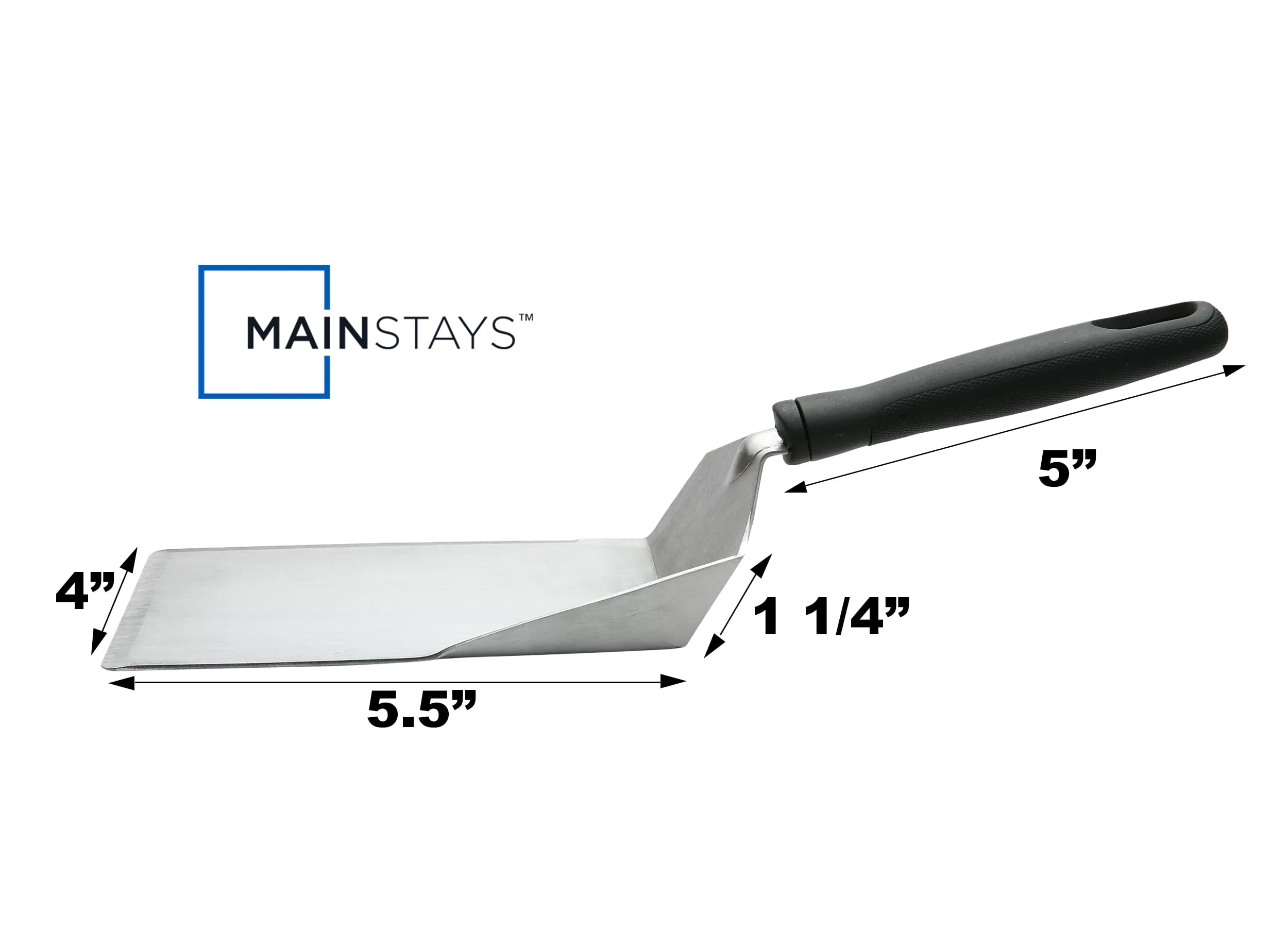 Heavy Duty Dishwasher safe 11.81 in Stainless Steel Kitchen Spatula - High-Precision Culinary Tool for Baking & Cooking Detail