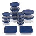 Whimsical Doughnut Glass Food Storage Containers with SnugFit Lids, 30 Piece Set - Squishy Dohnut Sweet Treat Shaped Stress Toy - Default Title