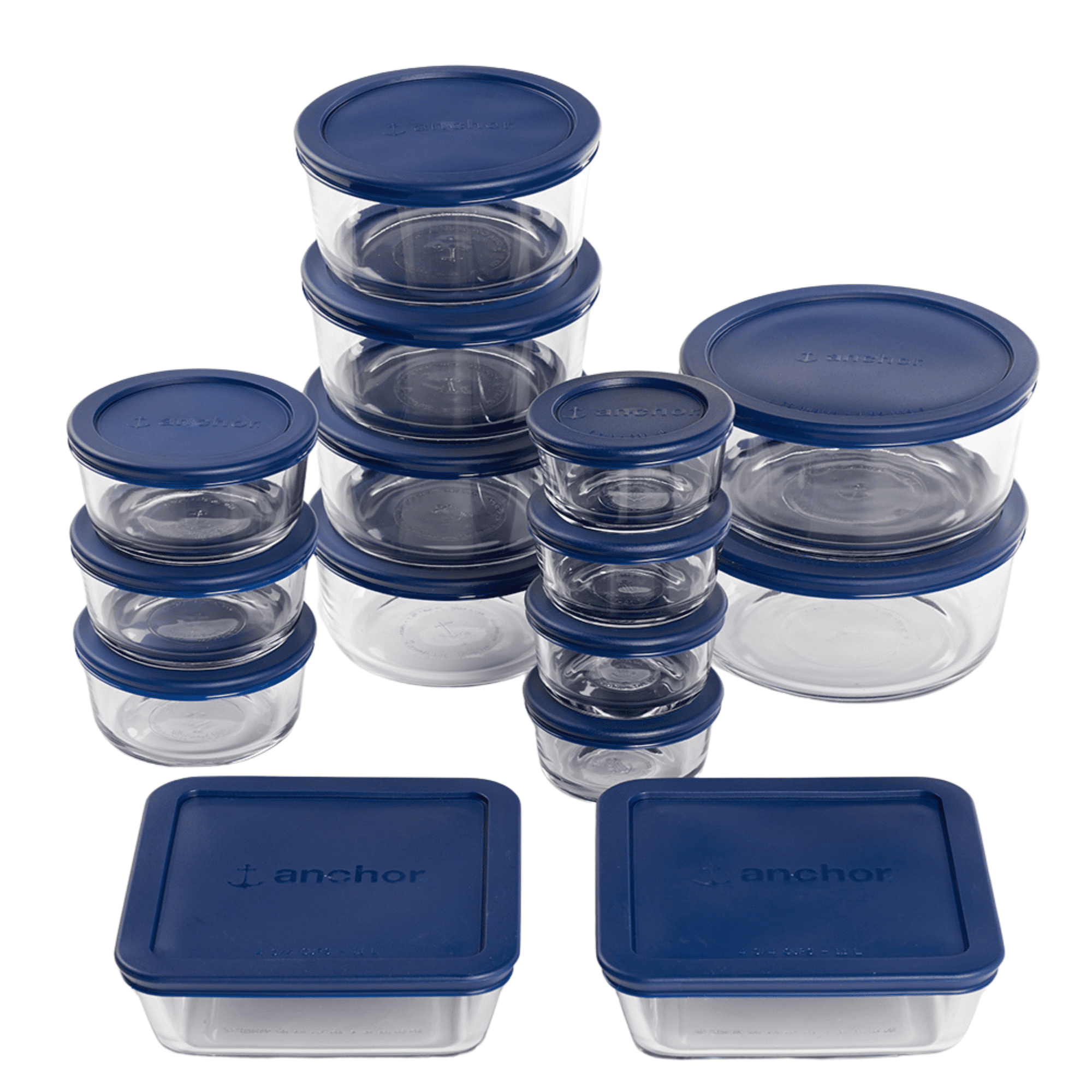 Whimsical Doughnut Glass Food Storage Containers with SnugFit Lids, 30 Piece Set - Squishy Dohnut Sweet Treat Shaped Stress Toy - Default Title