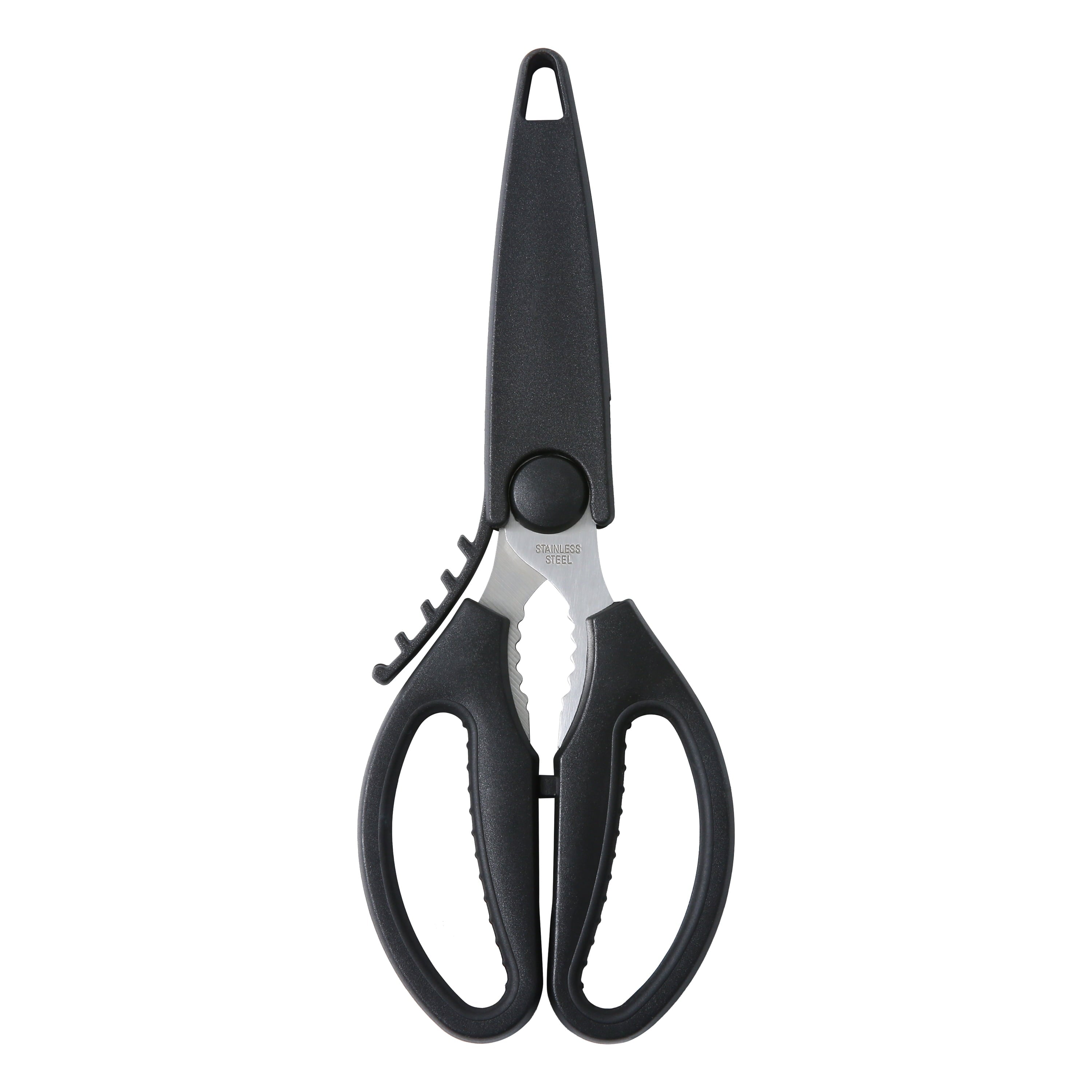 Time-Saving Stainless Steel Multi-Purpose 8.6in Kitchen Shears - Multi-Functional Manual Food Chopper & Slicer - Default Title