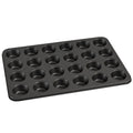 Premium Kitchen 24 Cavity Mini Muffin Pan, Non-Stick Bakeware,1.8 inch Diameter Cups,Gray,Carbon Steel - Multi-Functional Manual Food Chopper & Slicer - Default Title