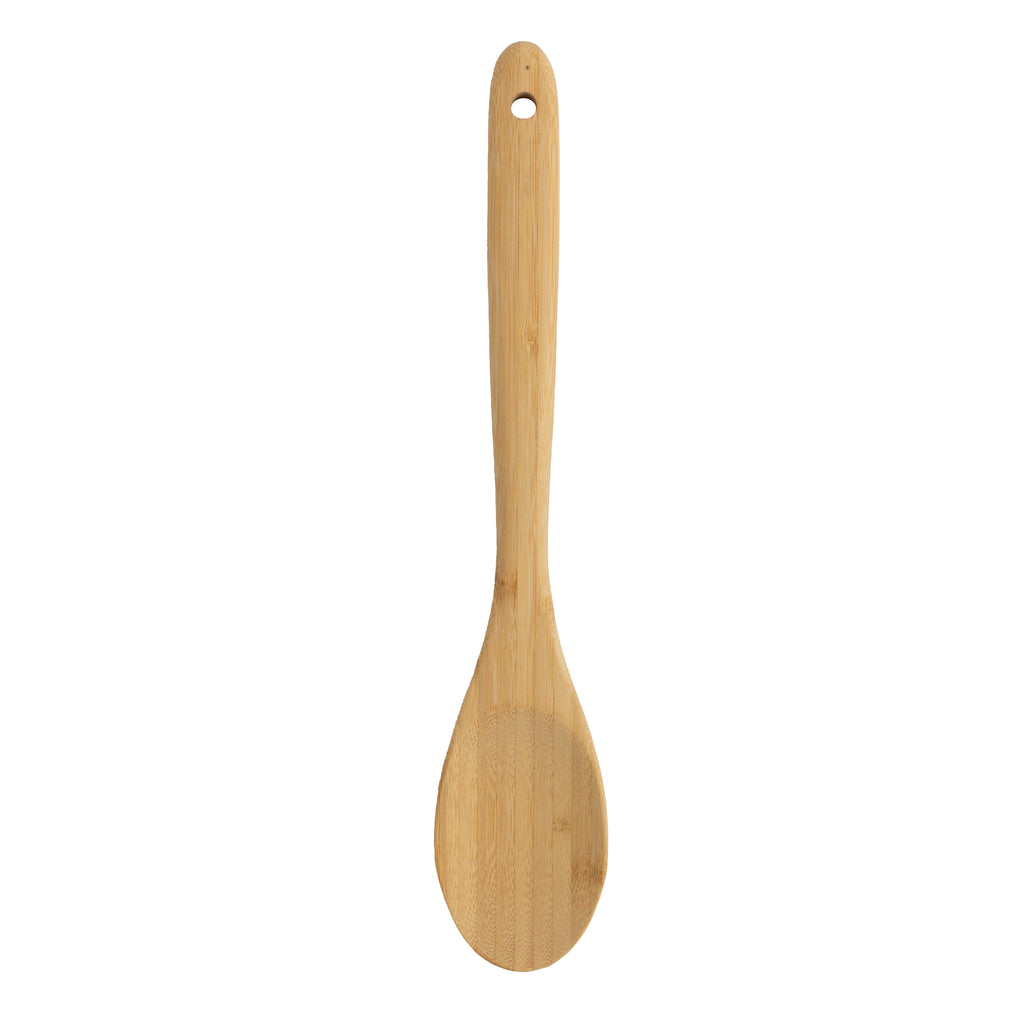 Professional Grade Bamboo Cooking Spoon Natural Bamboo Crafted, 13" L, Kitchen Prep - Multi-Purpose Hand Tool for Daily Meal Prep - Default Title