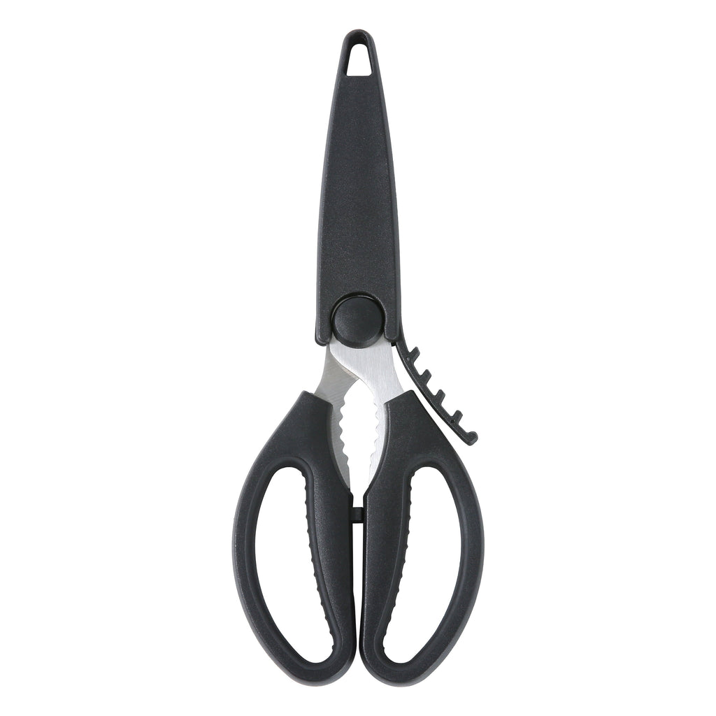 Premium Kitchen Stainless Steel Multi-Purpose Kitchen Shears with Grip 1 Each - Kitchen Gadget Tool for Quick Food Prep - Default Title