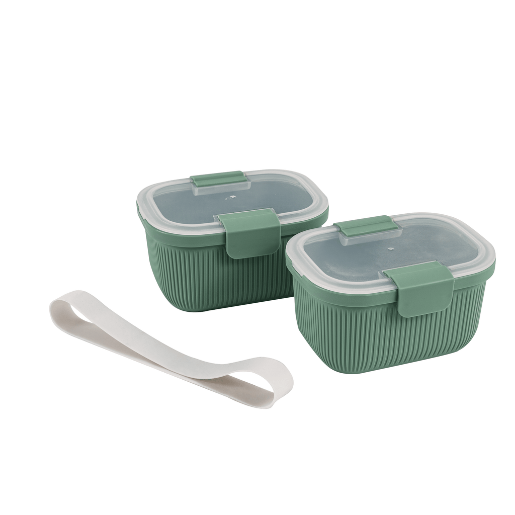 Deliciously Squishy Food Storage Snack Container, Plastic, Rectangle, Green, 19oz Capacity, Best Used for On-the-Go Snacks and Small Port... - Deliciously Soft Cupcake Sensory Glob - Default Title