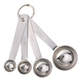 Time-Saving Kitchen Stainless Steel 4-Piece Nesting Measuring Spoons Set, Stainless Steel Finish - Multi-Functional Manual Food Chopper & Slicer - Default Title