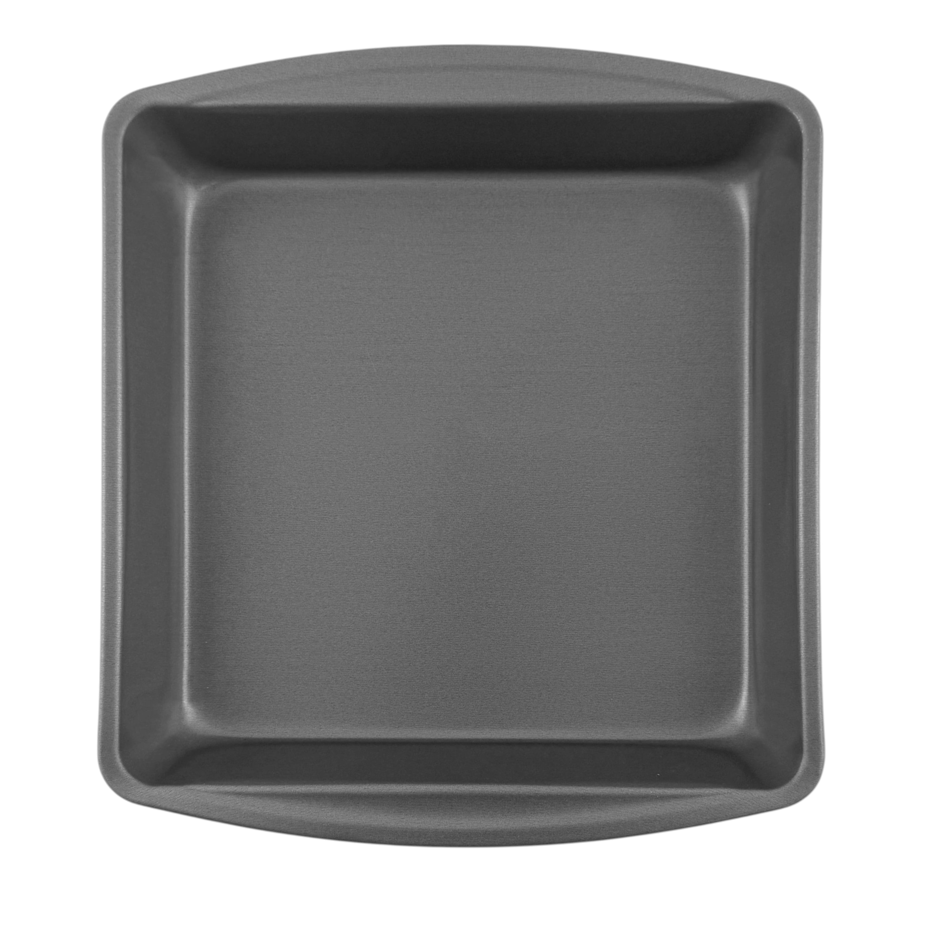 Time-Saving 9" x 9" x 2" Nonstick Square Cake Pan, Gray - Kitchen Gadget Tool for Quick Food Prep - Default Title