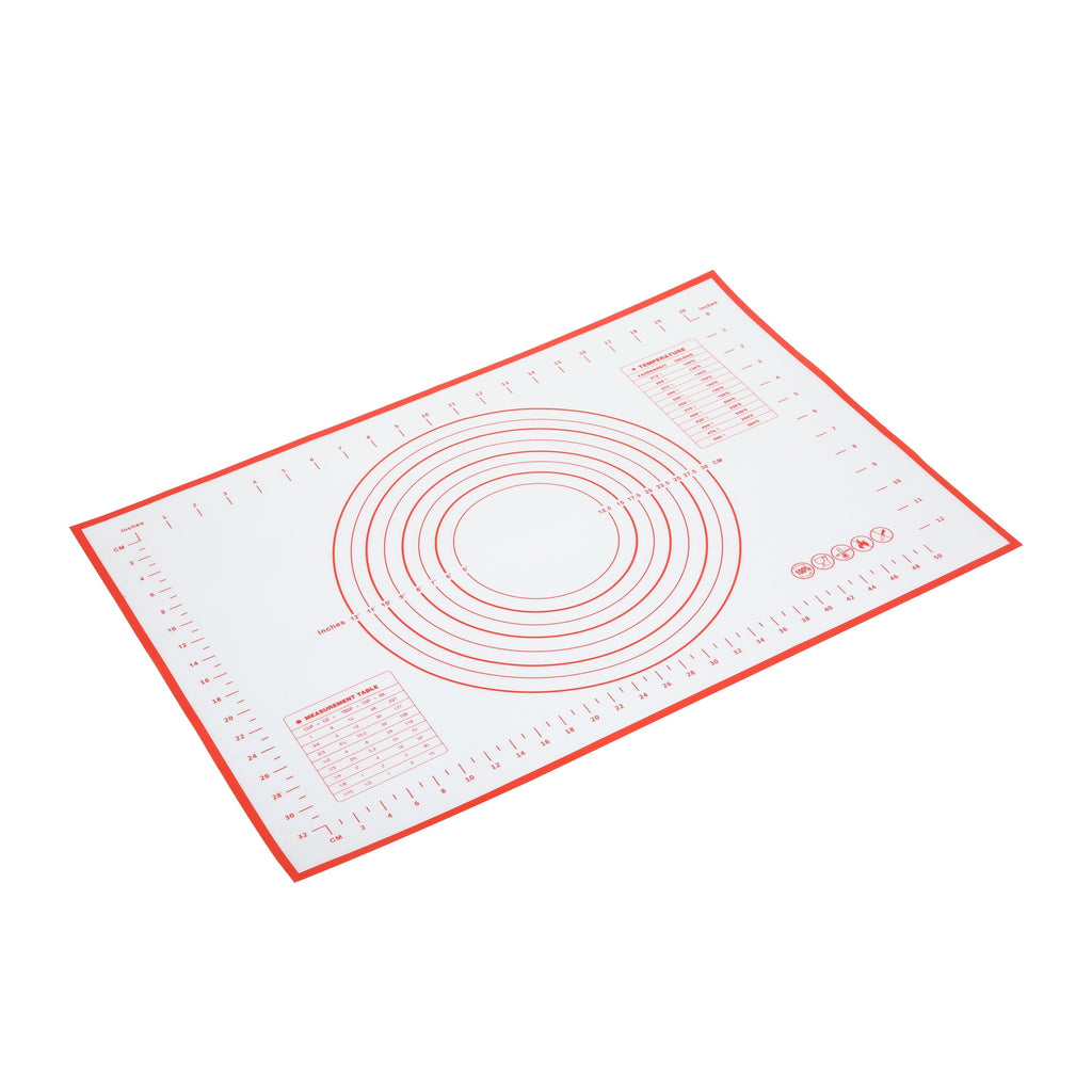Innovative Reusable Silicone 24"x 18" Pastry Mat with Measurements - Kitchen Gadget Tool for Quick Food Prep - Default Title