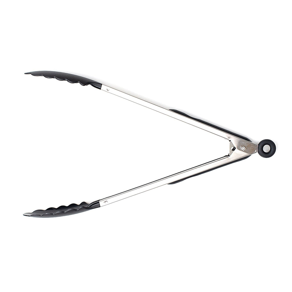 Professional Grade 13 Inch Rust Resistant Nylon End Stainless Steel Dripless Kitchen Tongs - High-Precision Culinary Tool for Baking & Cooking - Default Title