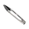 Heavy Duty Stainless Steel and Silicone Mini Food Tongs Grey - High-Precision Culinary Tool for Baking & Cooking - Default Title