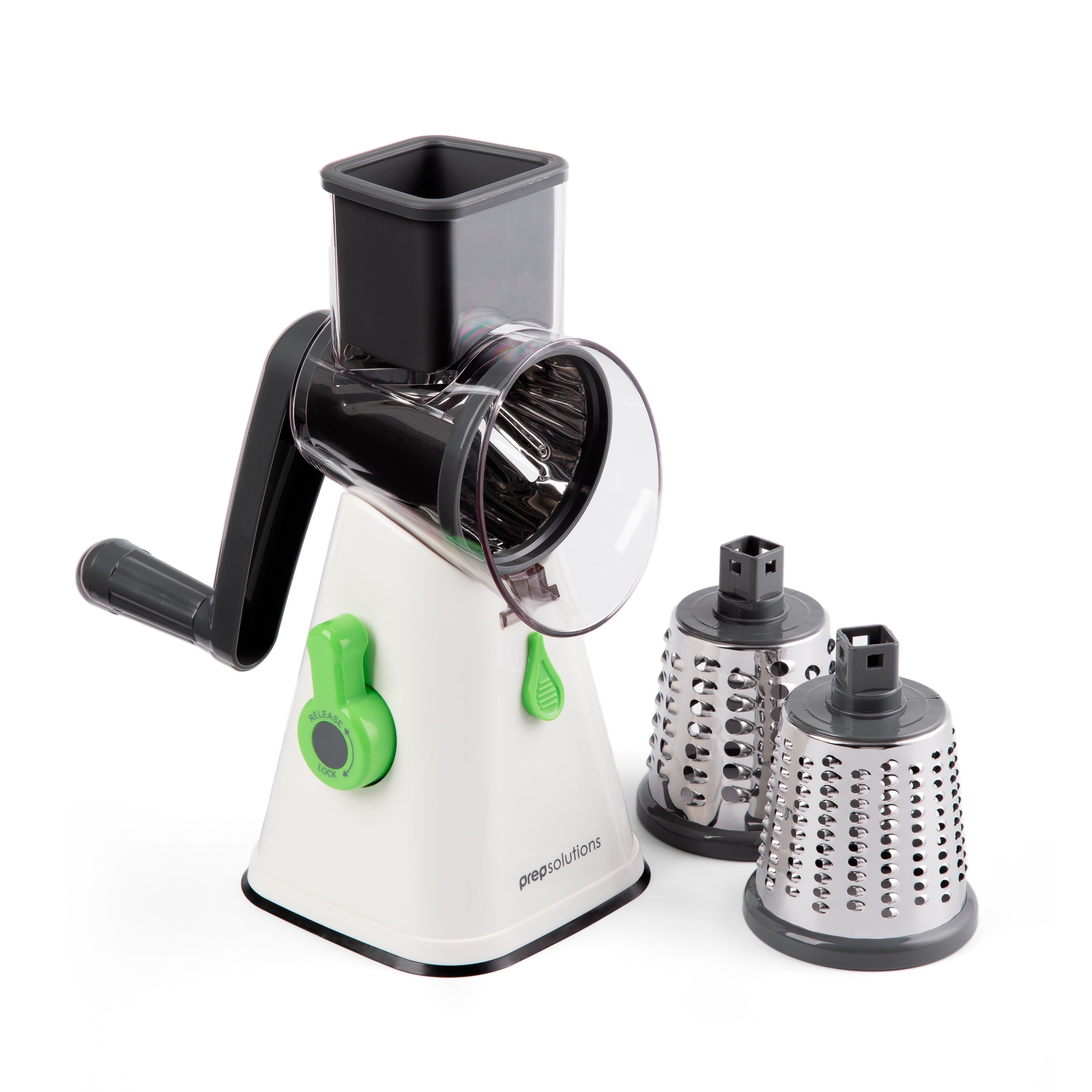 Premium Kitchen Manual Rotary Grater & Slicer - Multi-Functional Manual Food Chopper & Slicer - Default Title