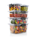Fun Food Fidget 10-Piece Set, Leak-Proof and Clear Food Storage Containers - Fun Food Fidget Cookie Squishable Toy - Default Title