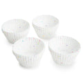 Innovative Reusable Non-Stick Silicone Baking Cups (12 Pack) - Standard Size - Confetti - Premium Stainless Steel Garlic Presser & Peeler - Default Title