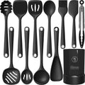 Heavy Duty Silicone Kitchen Utensils Set, 600°F Heat Resistant Silicone Cooking Utensils, Spatula, Spoon, Whisk, Tongs, Kitchen ... - High-Precision Culinary Tool for Baking & Cooking - Default Title
