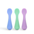 Durable Steel Silicone Toddler Training Spoons, Baby, Silicone Flatware Sets, 3 Pack - High-Precision Culinary Tool for Baking & Cooking - Default Title