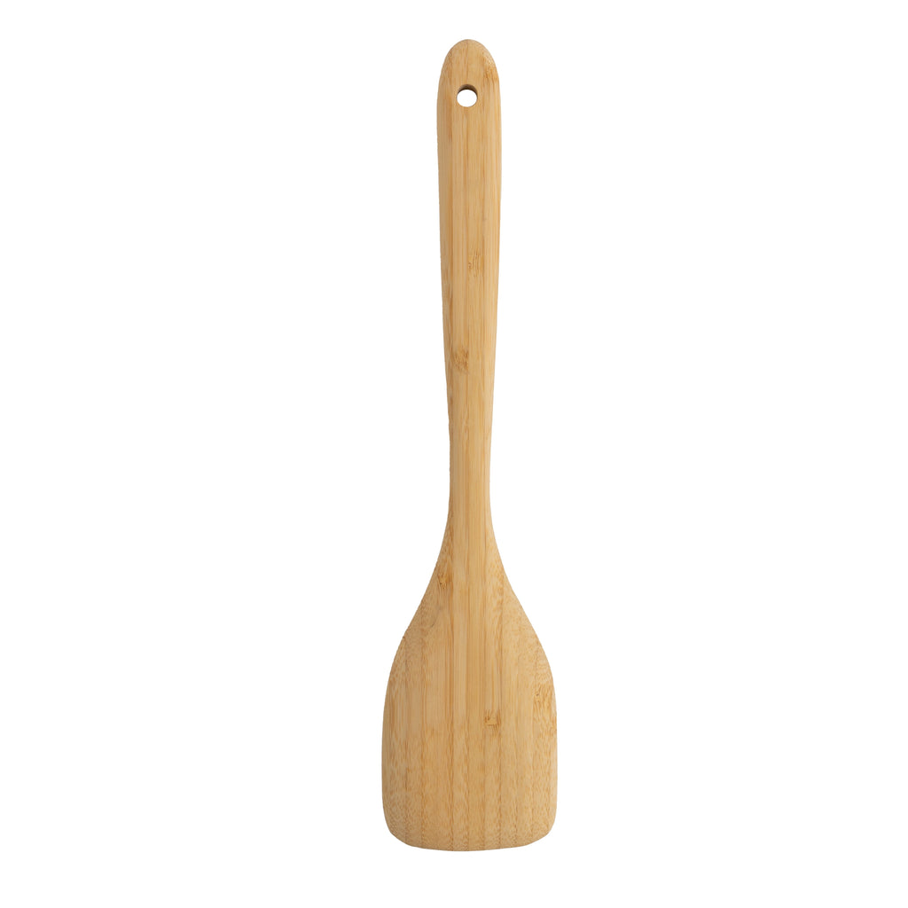 Chef-Quality Bamboo Turner, Crafted , Cooking and Kitchen, 12.99 x 2.67 x 0.59 inch. - Multi-Purpose Hand Tool for Daily Meal Prep Detail