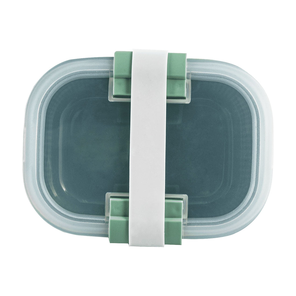 Deliciously Squishy Food Storage Snack Container, Plastic, Rectangle, Green, 19oz Capacity, Best Used for On-the-Go Snacks and Small Port... - Deliciously Soft Cupcake Sensory Glob Detail