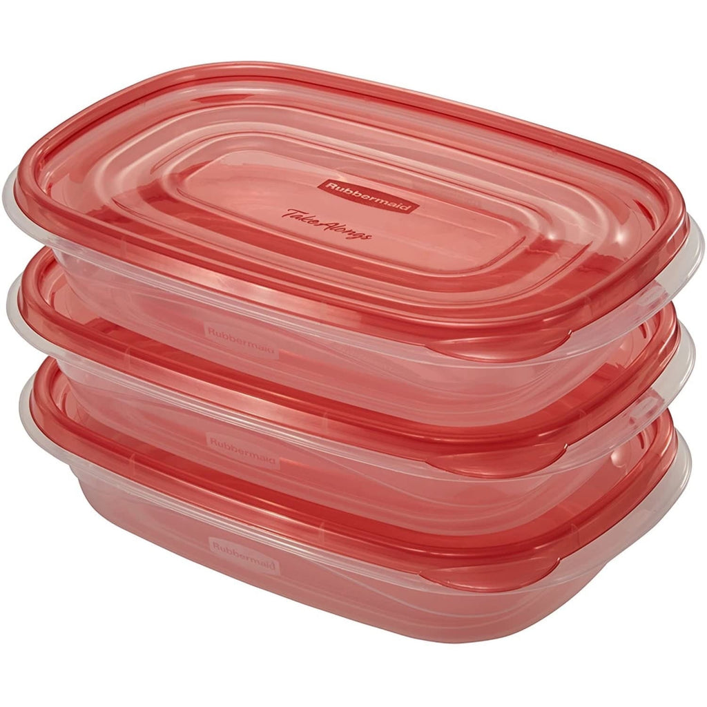 Deliciously Squishy 4.0-Cup Rectangle Food Storage Containers, Ruby Red, 3 pack - Deliciously Soft Cupcake Sensory Glob Detail