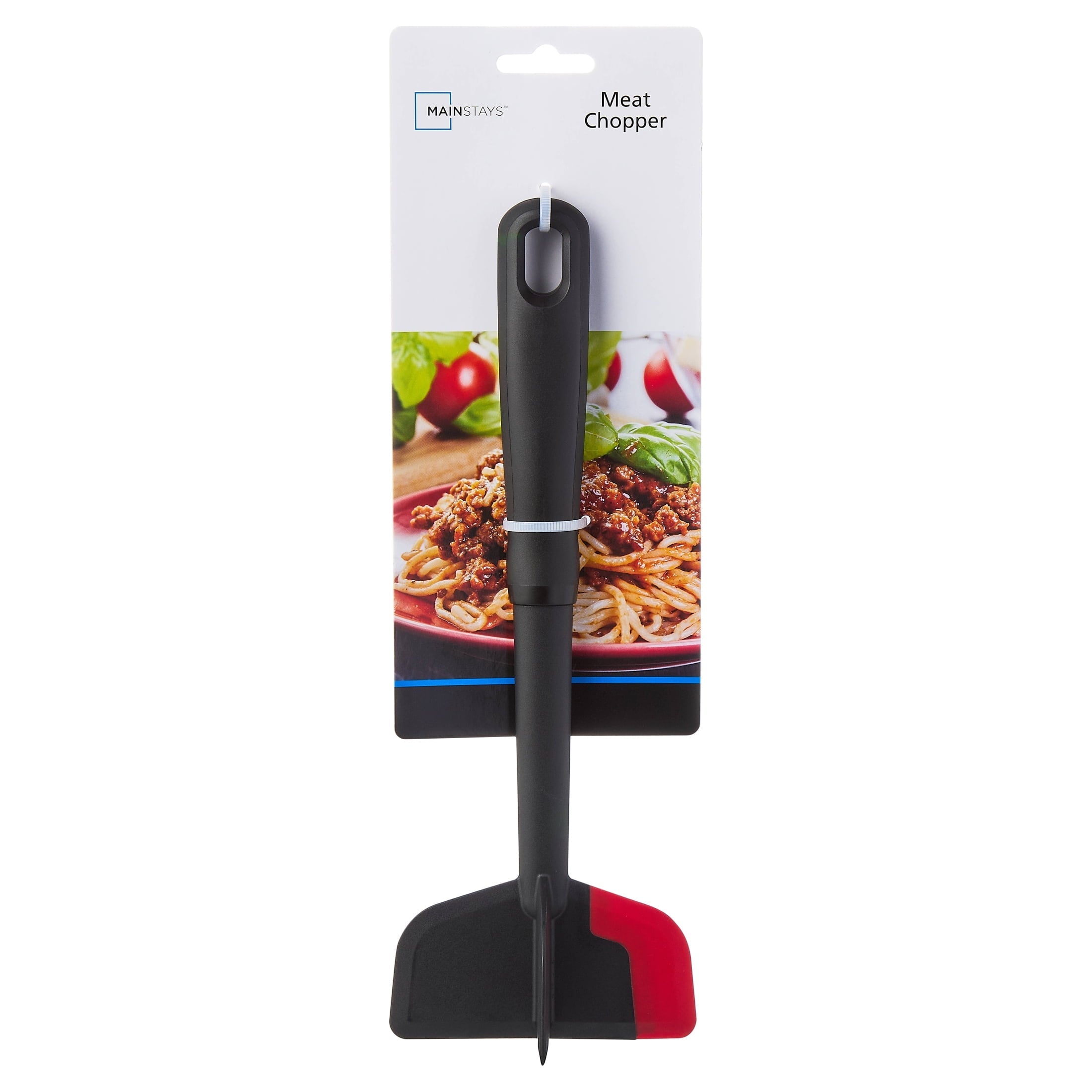 Time-Saving Silicone Meat Masher and Chopper, Black - Premium Stainless Steel Garlic Presser & Peeler Detail