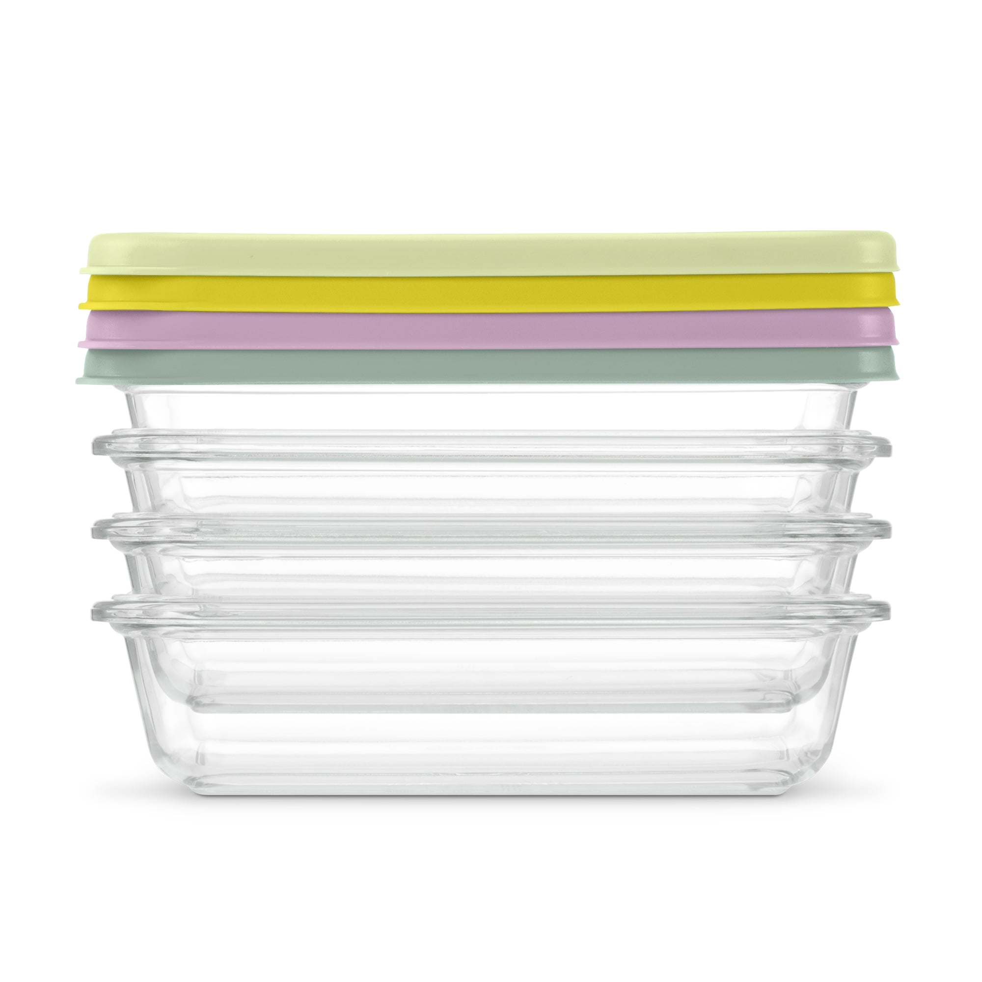 Whimsical Doughnut Everyday 4.5 Cup Glass Meal Prep Set - Deliciously Soft Cupcake Sensory Glob Detail