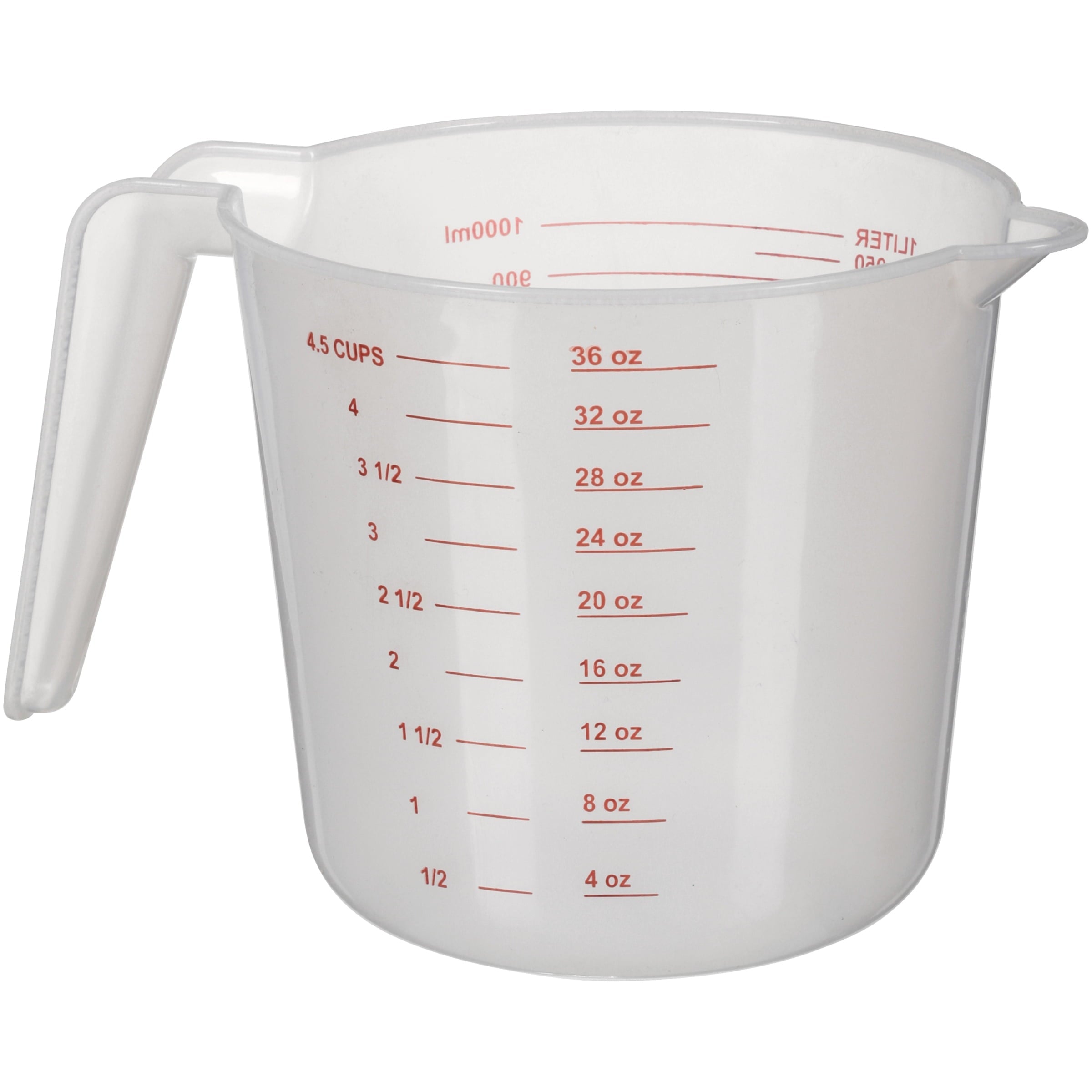 Time-Saving (12 pack) 4 Cup PP Plastic Measuring Cup, 32 oz, Clear - Kitchen Gadget Tool for Quick Food Prep Detail