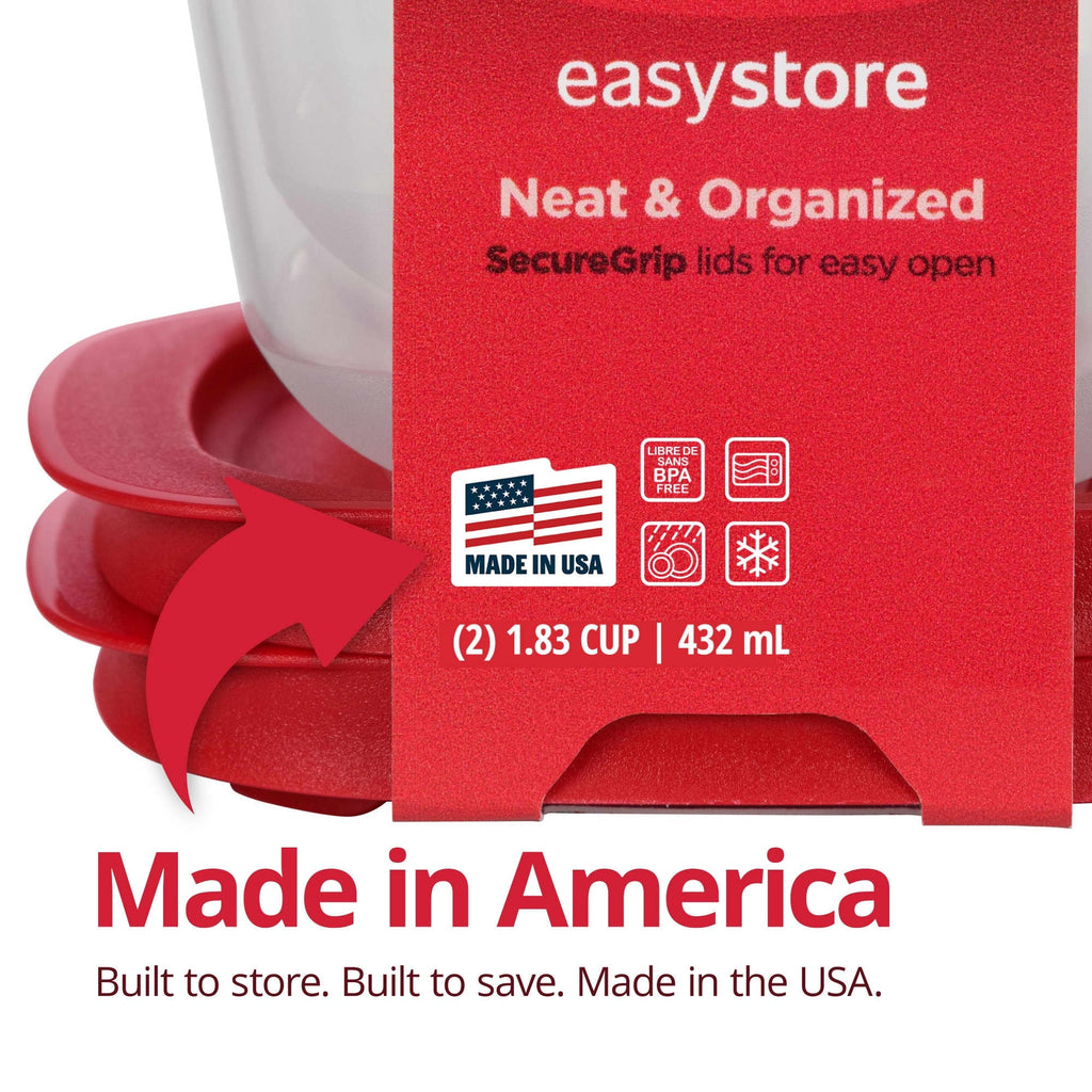 Deliciously Squishy 3.57-Cup (2) and 5.26-Cup EasyStore Rectangle Containers, 3 Pack, Food Storage Containers, Food Storage Containers wi... - Deliciously Soft Cupcake Sensory Glob Detail