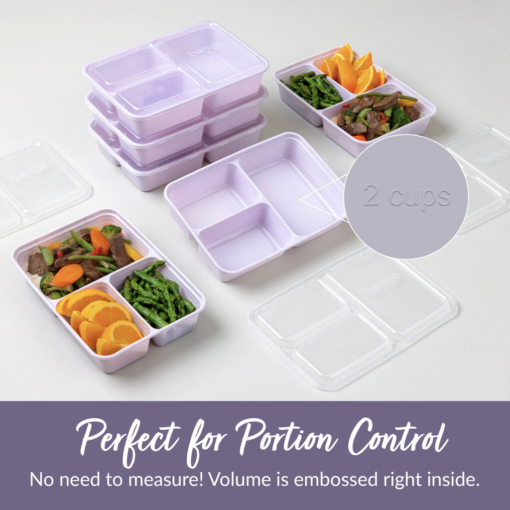 Sweet Treat Shaped 3-Compartment Meal Containers with Lids, PFAS & BPA Free Materials, Durable, Microwave, Freezer, & D... - Playful Star & Heart Shaped Geometric NeeDoh Detail